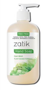 Zatik - Body Care Cool Mint Liquid Hand SOAP 12 oz