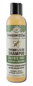 Beessential - HAIR CARE Peppermint and Tea Tree Sulfate Free Shampoo 8 oz