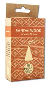 Sri Aurobindo Ashram INCENSE - Cottage Cones Sandalwood INCENSE Cones