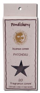 Pondicherry INCENSE - Cones (20 Cones) Patchouli