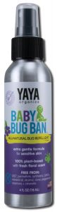 Yaya Organics - All Natural BUG REPELLENTs Baby BUG Ban 4 oz