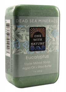 One With Nature Dead Sea Mineral Products - SOAP Eucalyptus 7 oz