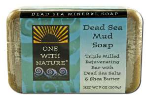 One With Nature Dead Sea Mineral Products - SOAP Dead Sea Mud 7 oz