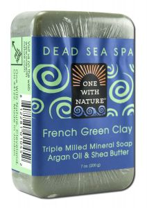 One With Nature Dead Sea Mineral Products - SOAP French Clay 7 oz
