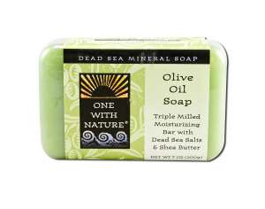 One With Nature Dead Sea Mineral Products - SOAP Olive Oil 7 oz