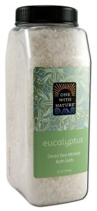One With Nature Dead Sea Mineral Products - One With Nature Bath Salts Eucalyptus 32 oz
