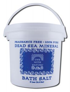 One With Nature Dead Sea Mineral Products - One With Nature Bath Salts FRAGRANCE Free 5 lb