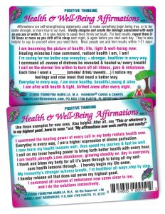 Inner Light Resources - Original WALLET Cards Health Affirmations