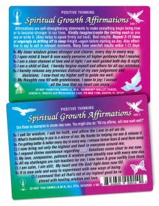 Inner Light Resources - Original WALLET Cards Spiritual Growth Affirm