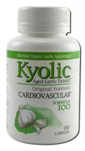Kyolic Garlic Supplements - Formula #100 - Hi Potency Yeast Free Formula 100-100 CAPS