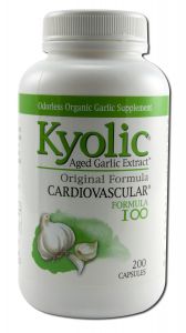Kyolic Garlic Supplements - Formula #100 - Hi Potency Yeast Free Formula 100-200 CAPS