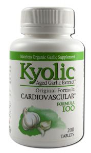 Kyolic Garlic Supplements - Formula #100 - Hi Potency Yeast Free Formula 100-200 tabs