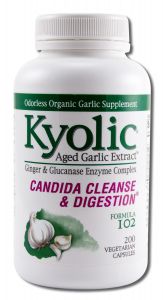 Kyolic Garlic Supplements - Formula #102 - Garlic with Enzymes Formula 102-200 CAPS