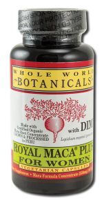 Whole World Botanicals - Botanicals Herbs Royal Maca Plus for Women with Dim 90 Veg CAPS