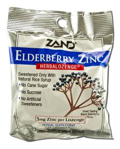 Zand Formulas - Herbalozenges Elderberry Zinc 15 ct