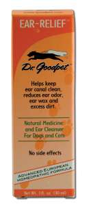 Dr. Goodpet Pet Care Products - Homeopathics Ear Relief 1oz
