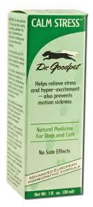 Dr. Goodpet Pet Care Products - Homeopathics Calm Stress 1oz