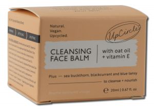 Upcircle Beauty - SKINCARE Cleansing Face Balm with Apricot Powder Travel Size .67 oz