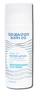 Seaweed Bath Co - Moisturizers Melt-In Water LOTION Mediterranean Blue Tansy 4 oz