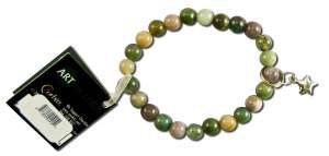 Zorbitz Inc. - Art of Luck BRACELETs Unexpected Miracles - Agate\/Star Charm