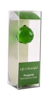 Zorbitz Inc. - Miracle Life Hanging Crystal Balls Green