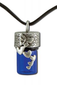 Lotus Light Pure Essential Oils - Diffuser NECKLACE Butterfly\/Hearts Bottle NECKLACE